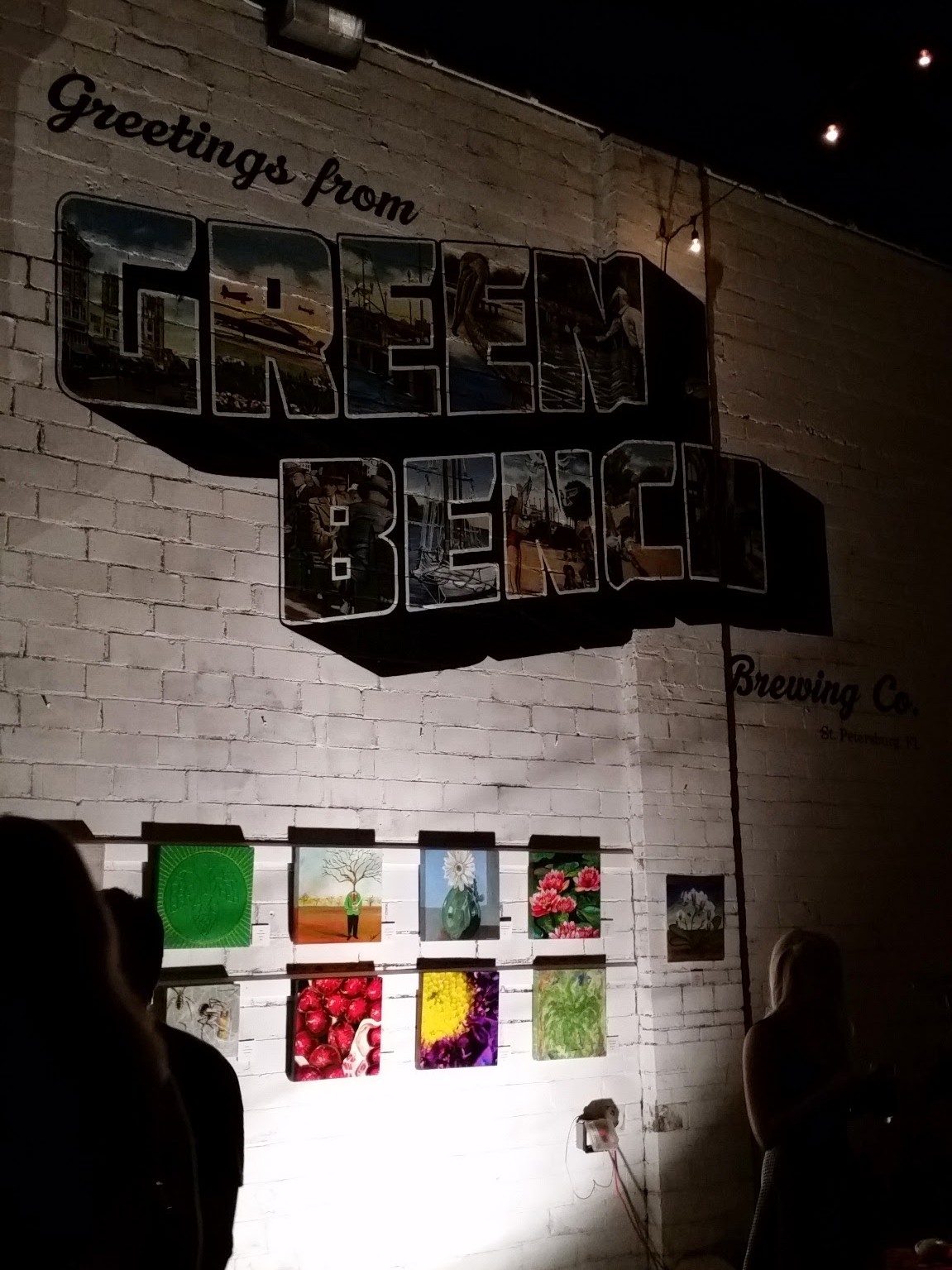 Garden Art Party opening gallery reception, St. Pete, FL, April 2015