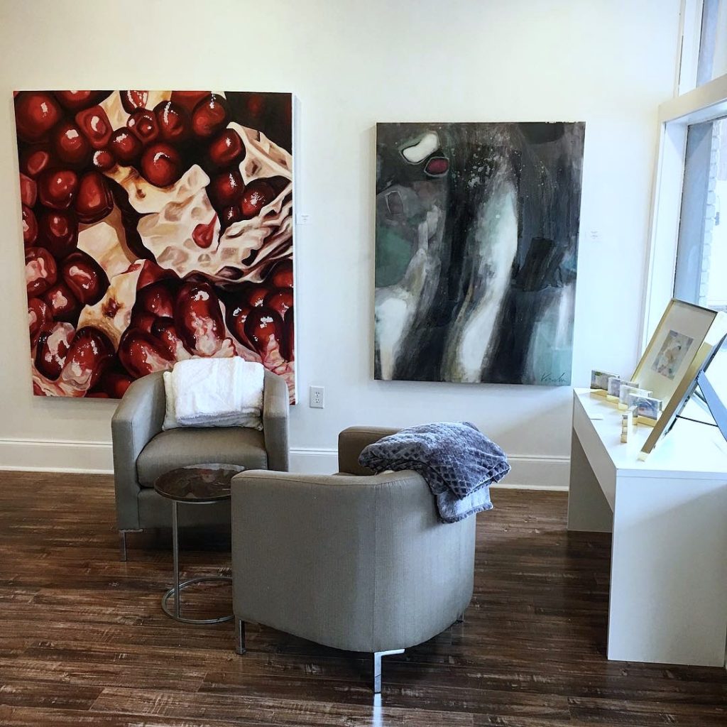 Angela Faustina's Pomegranate V (73) oil painting at gallery43 in Roswell