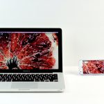 Blood Orange IX smartphone wallpaper by Angela Faustina on the Apple MacBook Pro and Google Pixel smartphone