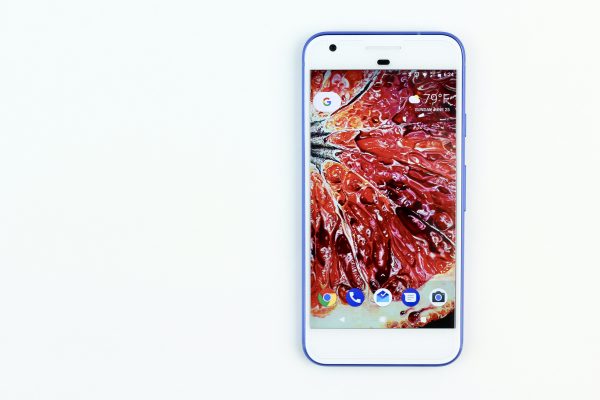 Blood Orange IX smartphone wallpaper by Angela Faustina on the Google Pixel smartphone