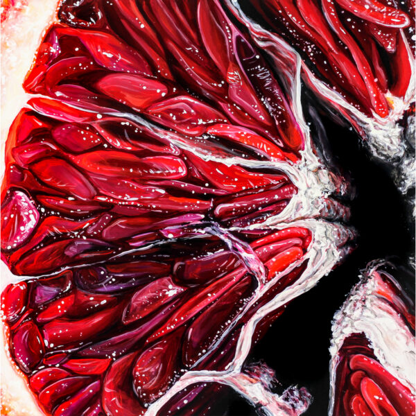 Angela Faustina, BLOOD ORANGE XX fine art print 6×6