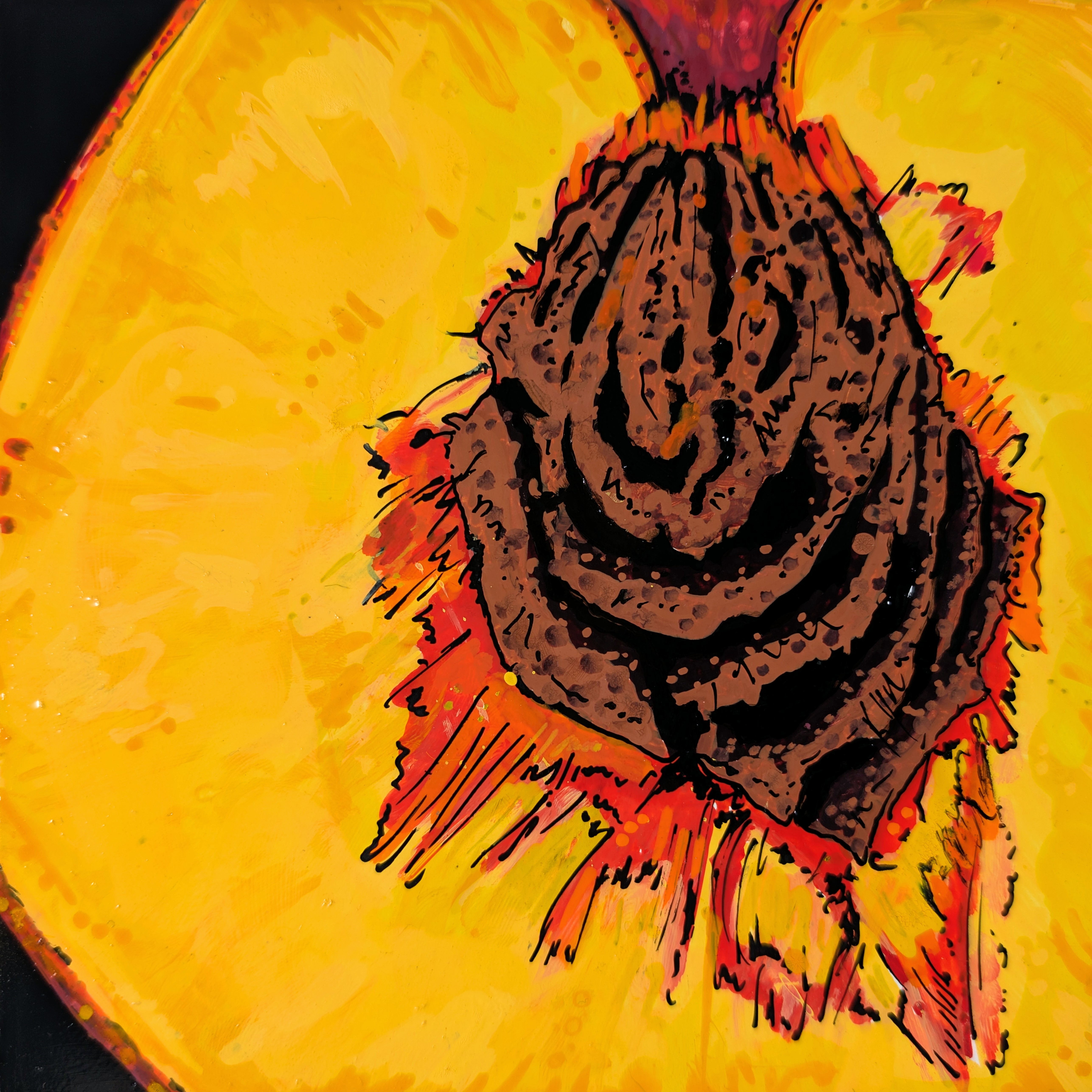 GEORGIA PEACH XXI acrylic painting