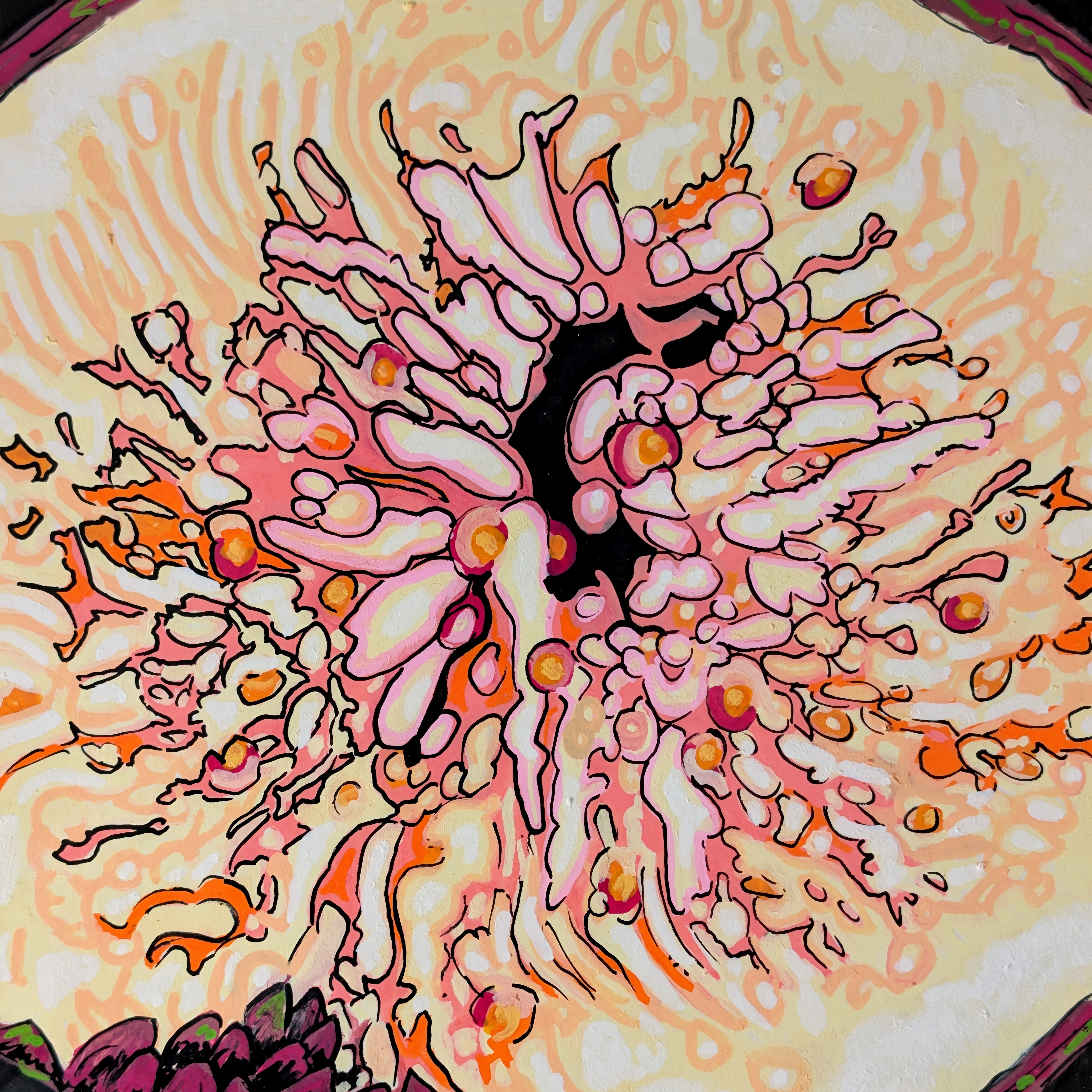 FIG acrylic painting