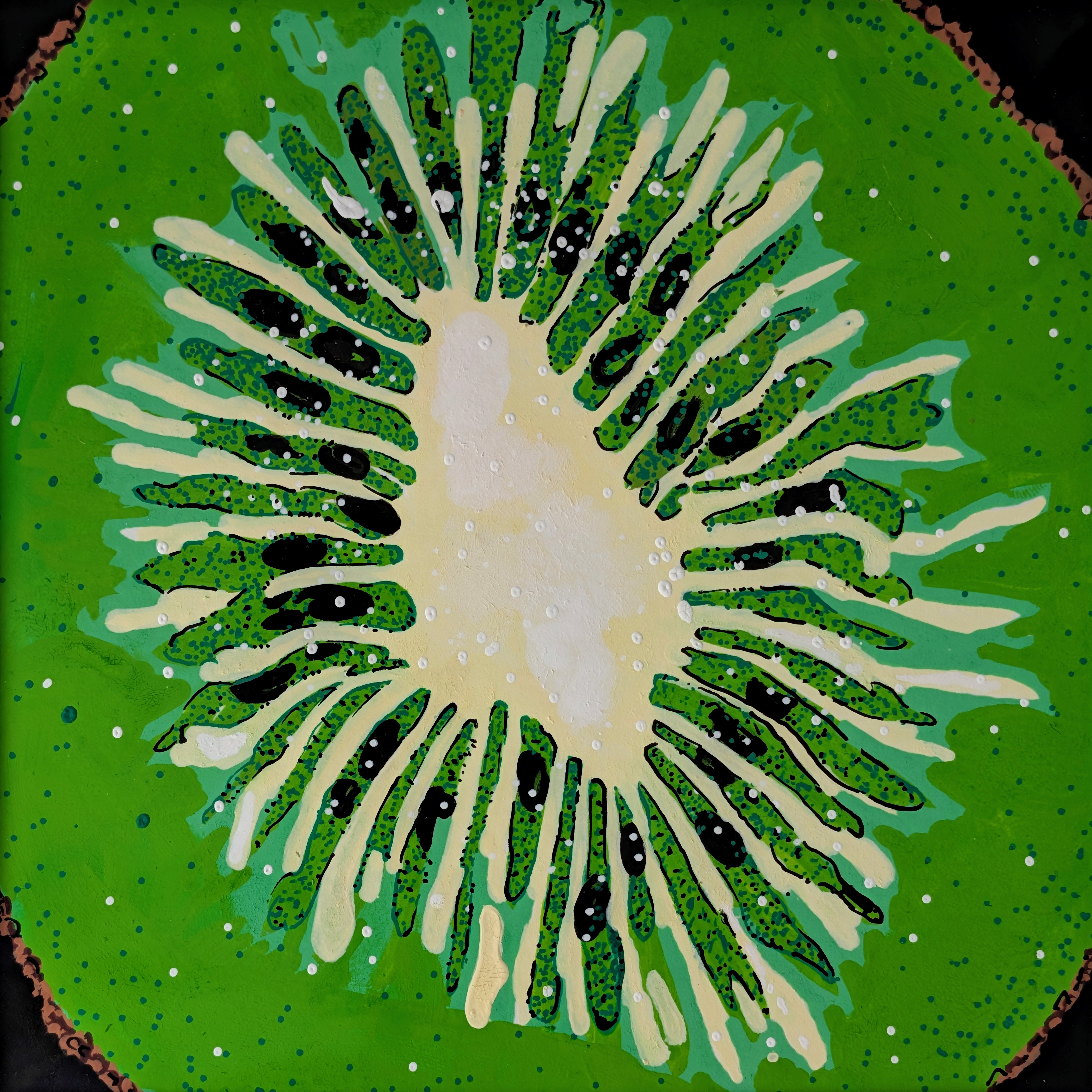 KIWI acrylic painting