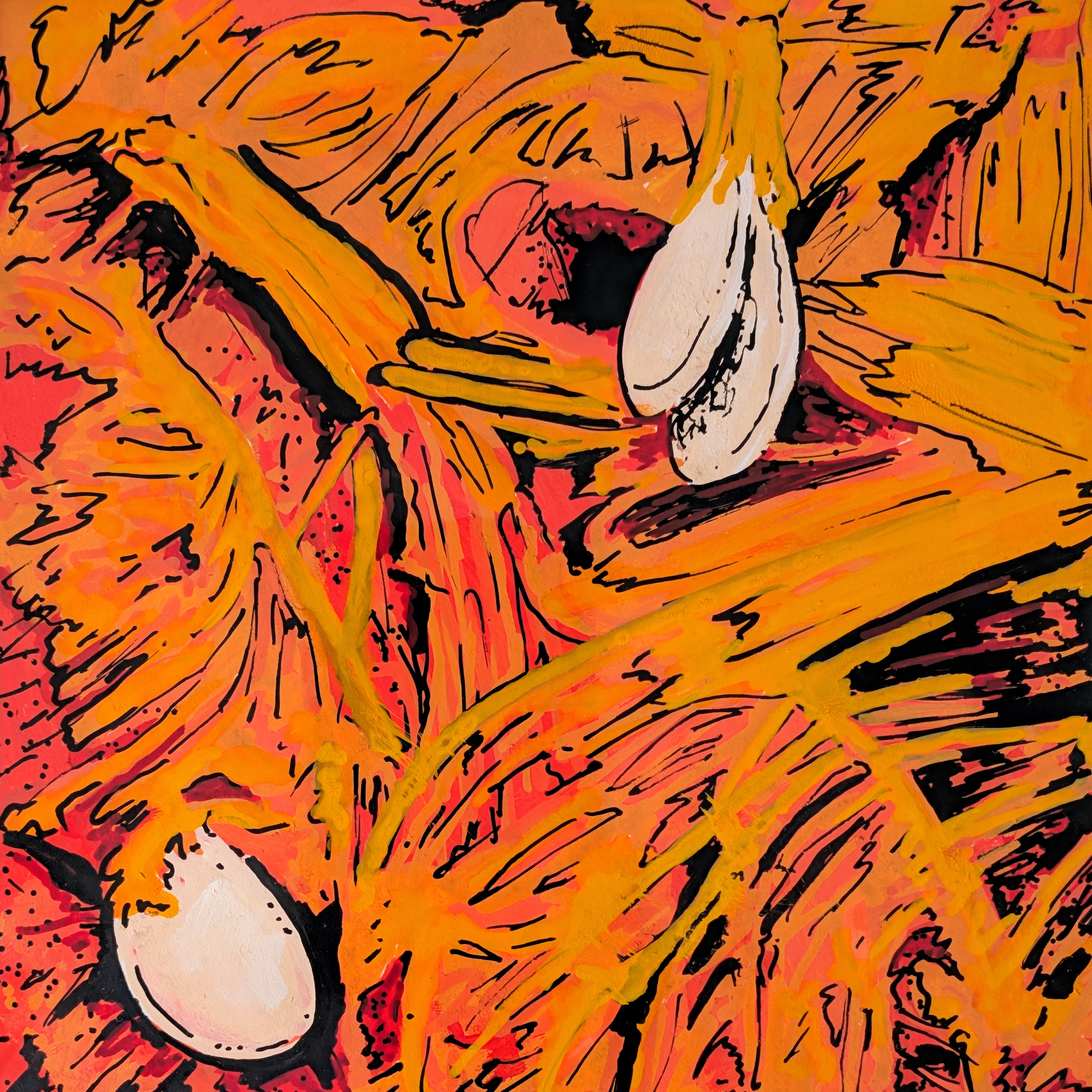 PUMPKIN acrylic painting